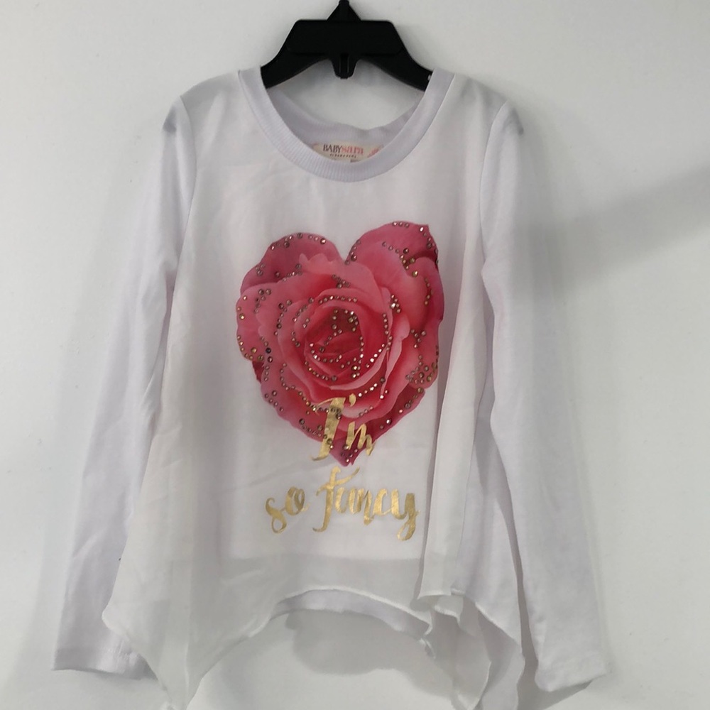 🌺🌺🌺 3/$20 🌺🌺🌺 Baby Sara long sleeve shirt “I’m so fancy”